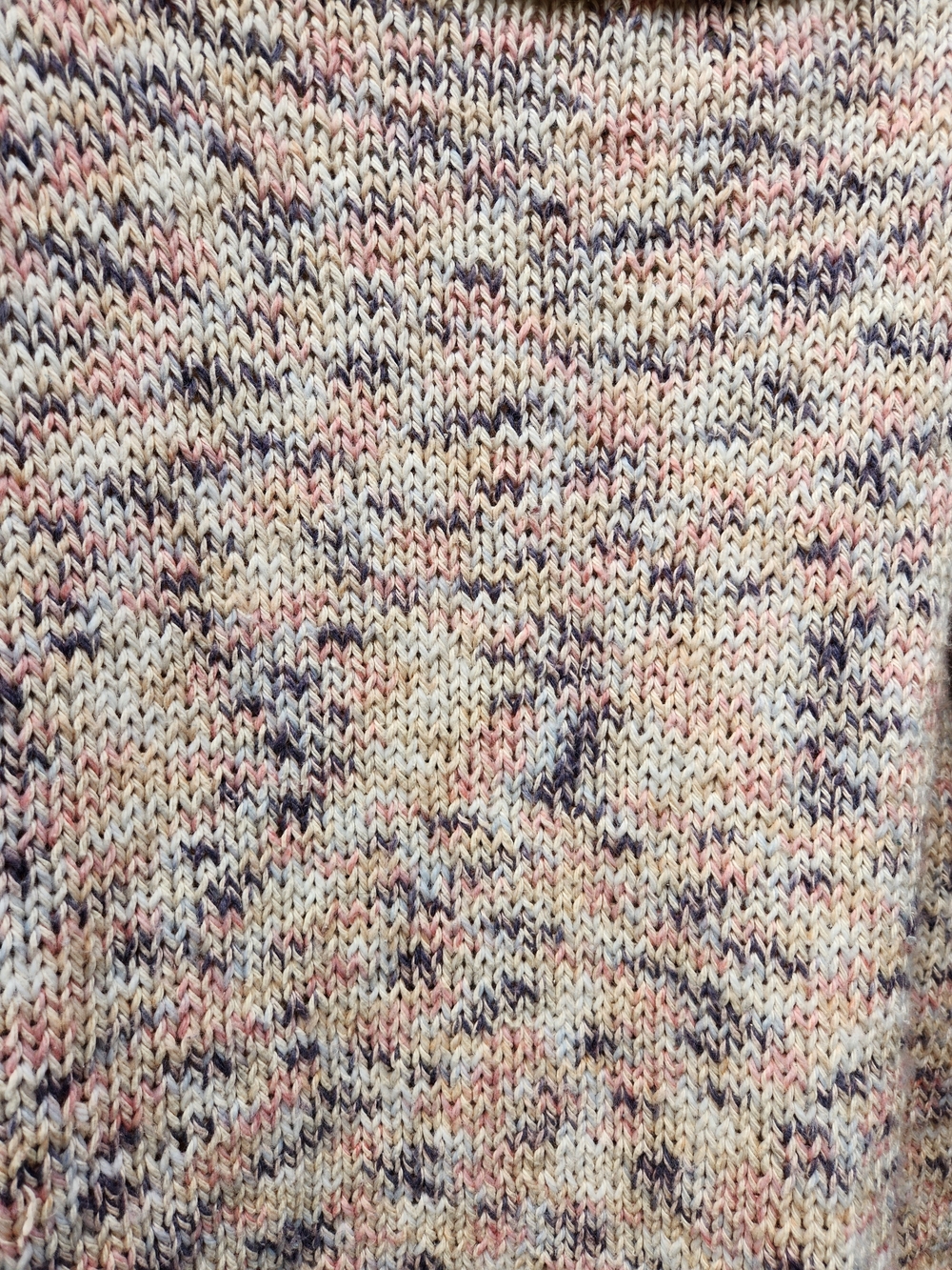 Soft Speckled Crewneck Sweater in Cream Pink - Picture 3 of 3